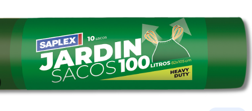 Jardin - Roll of 10 Super Resistant Drawstring Green Bag x 12